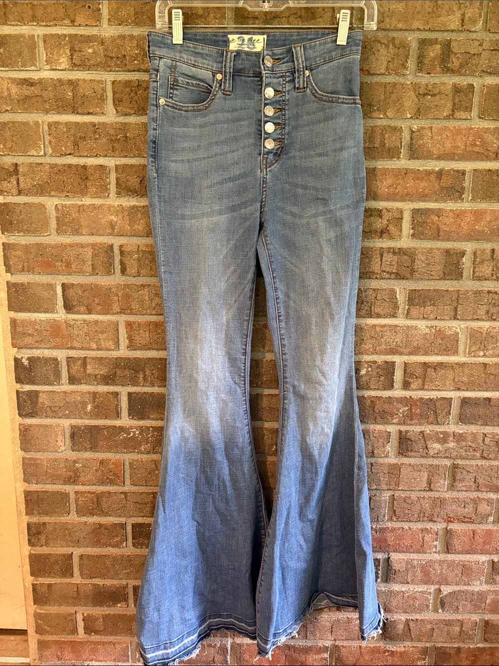 High-Rise Light Blue Flared Women’s Jeans